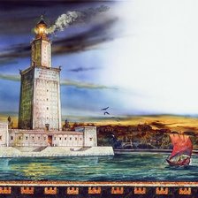 Оригинал схемы вышивки «Александрийский маяк» (№137861)