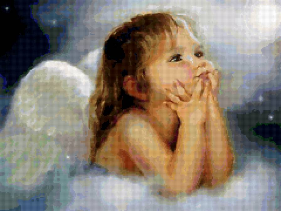 анюта - дети, ангел, ребенок - предпросмотр