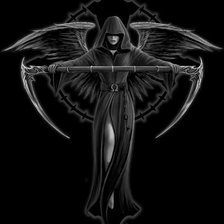 Схема вышивки «ангел смерти»