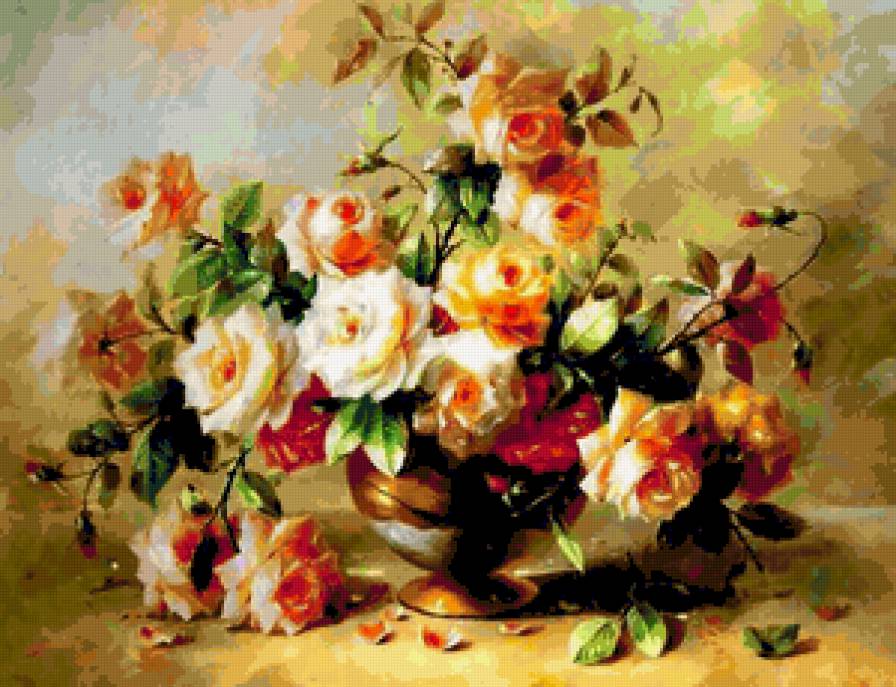 Букет роз - розы, букет, цветы - предпросмотр