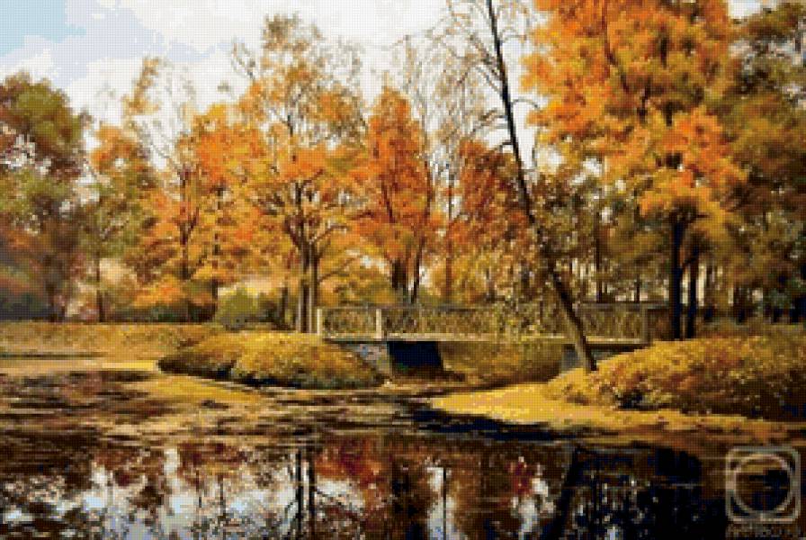 осень золотая3 - природа, деревья, осень - предпросмотр
