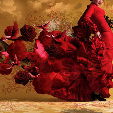 Оригинал схемы вышивки «flamenco» (№139007)
