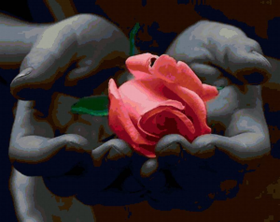 Смысл жизни - роза, цветок - предпросмотр