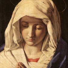 Картины Сассоферрато : Мадонна за молитвой