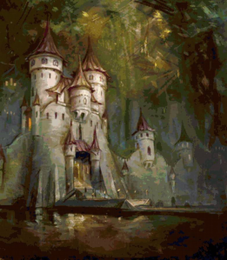 дворец эльфов - дворцы, эльфы, замки - предпросмотр