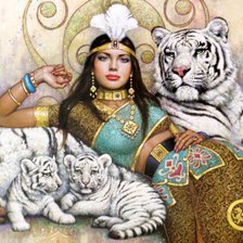 Царица и белые тигры