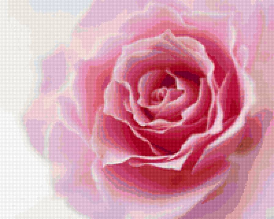 Подушка "Розовая роза" - предпросмотр
