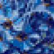 Предпросмотр схемы вышивки «голубые цветы» (№142996)