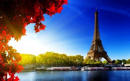 осень в париже - осень, эйфелева башня, париж - оригинал