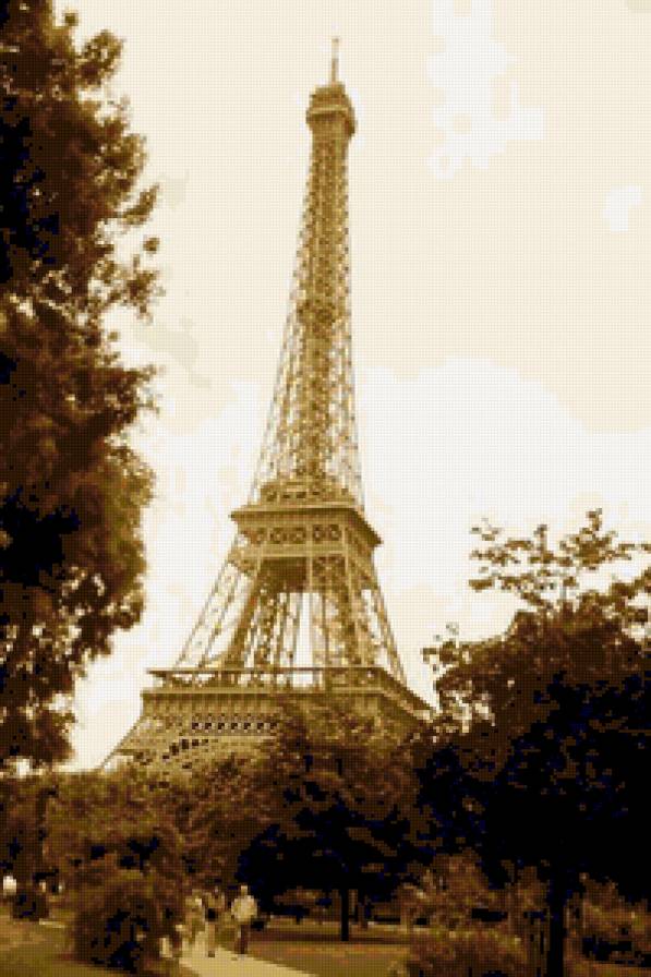 Серия "Париж" Эйфелева башня - франция, париж, эйфелева башня - предпросмотр