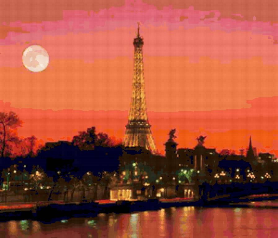 Серия "Париж" Эйфелева башня - франция, париж, эйфелева башня - предпросмотр
