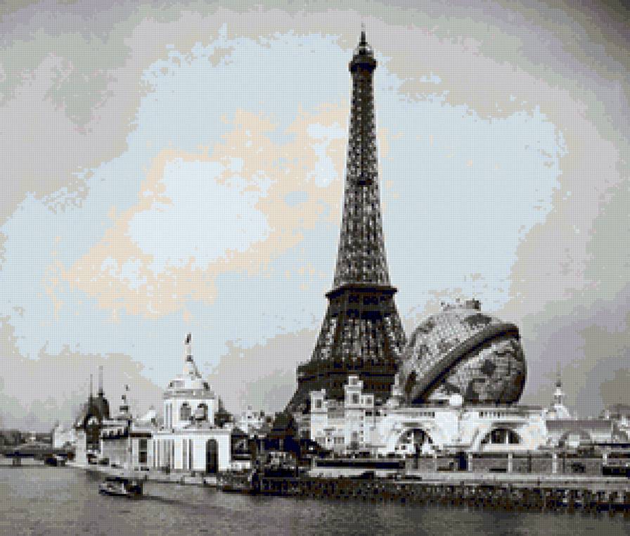 Серия "Париж" Эйфелева башня - эйфелева башня, париж, франция - предпросмотр