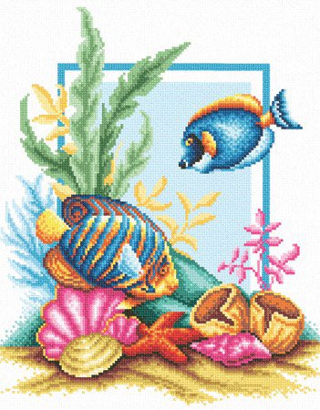 №145291 - море, ракушки, рыбы - оригинал