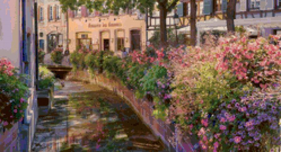 Садовая улица - городские пейзажи, мечта, улица, сад, красота - предпросмотр