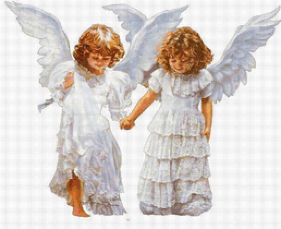 Ангелы - девочки, малыши, красота, ангелы - предпросмотр
