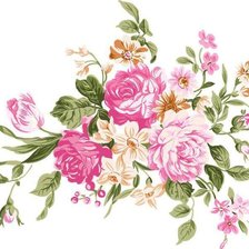 Оригинал схемы вышивки «Цветы» (№145629)