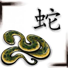 Оригинал схемы вышивки «змея» (№145724)