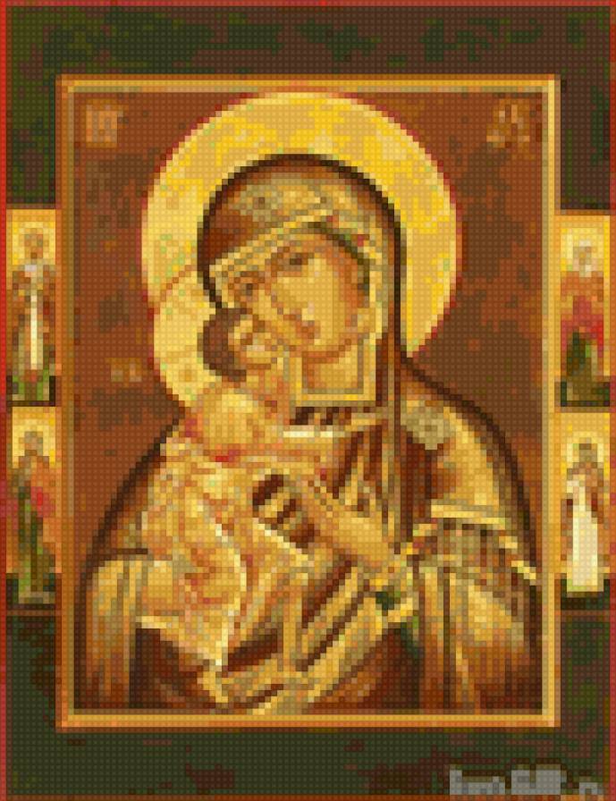 Икона Феодоровской Божьей Матери - икона, богородица, религия - предпросмотр