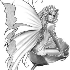 Оригинал схемы вышивки «fairy» (№146133)