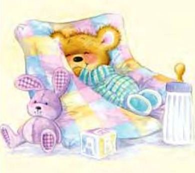 Сладкие сны - зайка, мишка, игрушки, ребенок, метрика, деткам, сладкие сны - оригинал