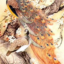 Оригинал схемы вышивки «birds» (№146819)