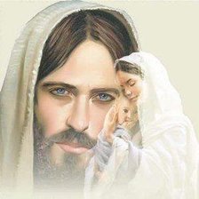 Оригинал схемы вышивки «Иисус» (№147259)