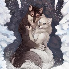 пара людей-волков