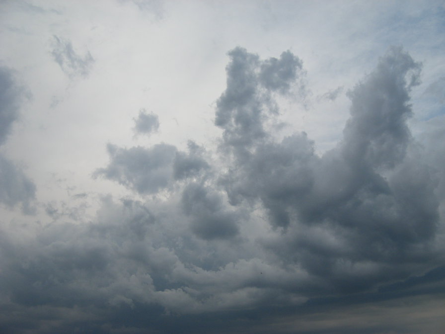 хмурое небо - облака, дождь, небо - оригинал