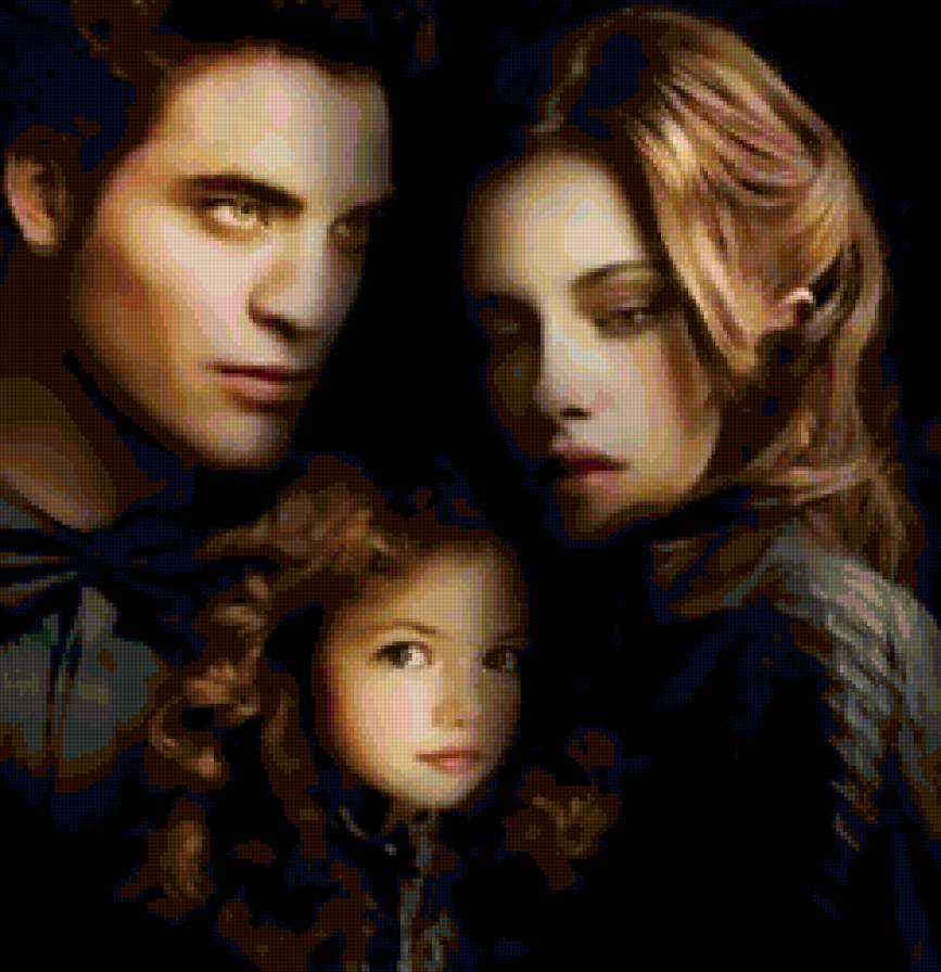 Семья Беллы - вампиры, трое, сумерки.сага - предпросмотр
