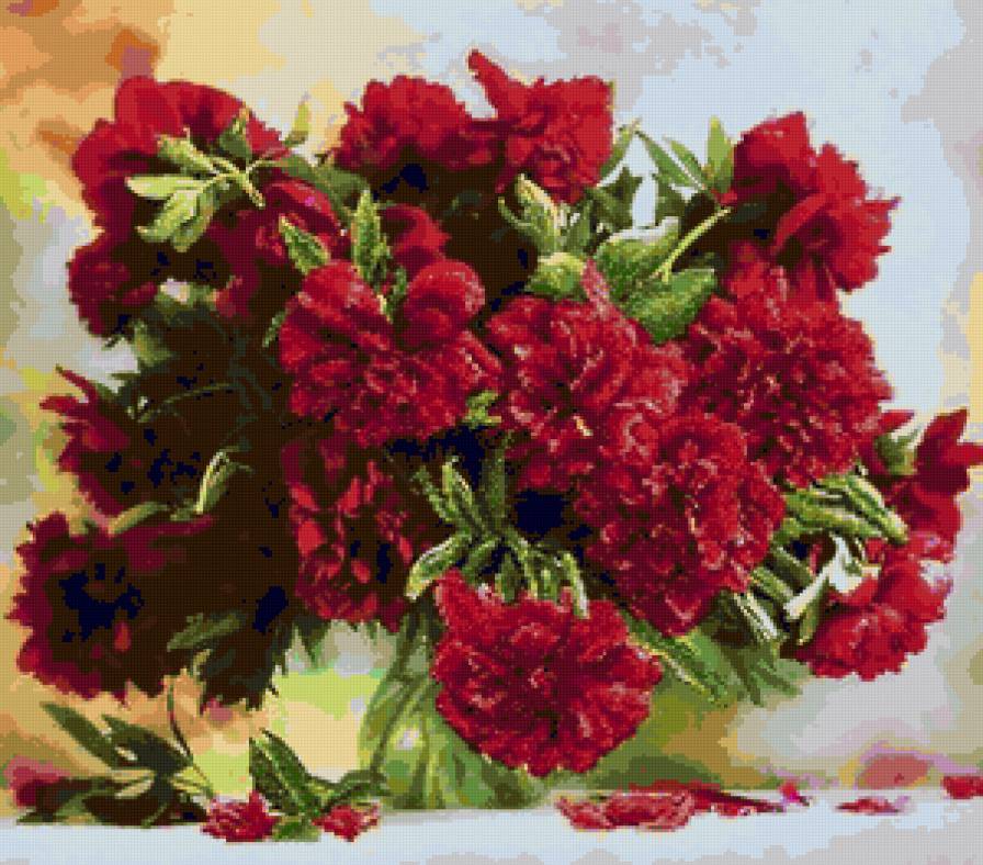 №148061 - пион, цветы, букет - предпросмотр