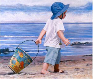 №148318 - дети, пляж, море - оригинал