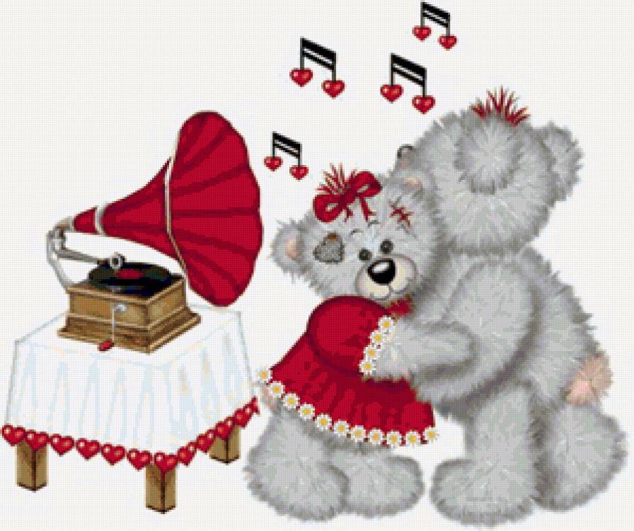 Серия "Мишка Тедди" Танцы - танцы, любовь, мишка тедди - предпросмотр