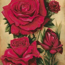 Оригинал схемы вышивки «розы» (№148437)
