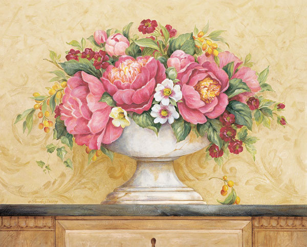 Цветочный декор - живопись, декор, цветы - оригинал