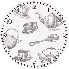 Оригинал схемы вышивки «Часы для кухни» (№149441)