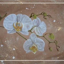 Оригинал схемы вышивки «орхидея» (№149968)