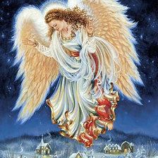 Оригинал схемы вышивки «Ангел хранитель» (№150483)