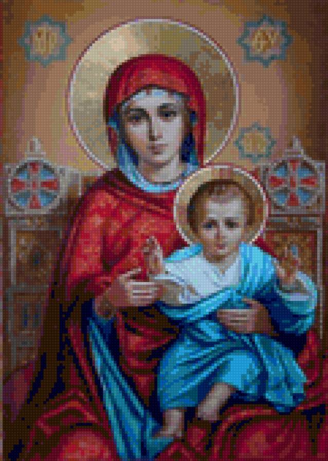 Казанская Пресвятая Богородица - венчальные иконы - предпросмотр