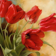 Оригинал схемы вышивки «tulips» (№151272)