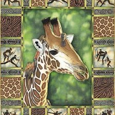 Оригинал схемы вышивки «жираф» (№156273)