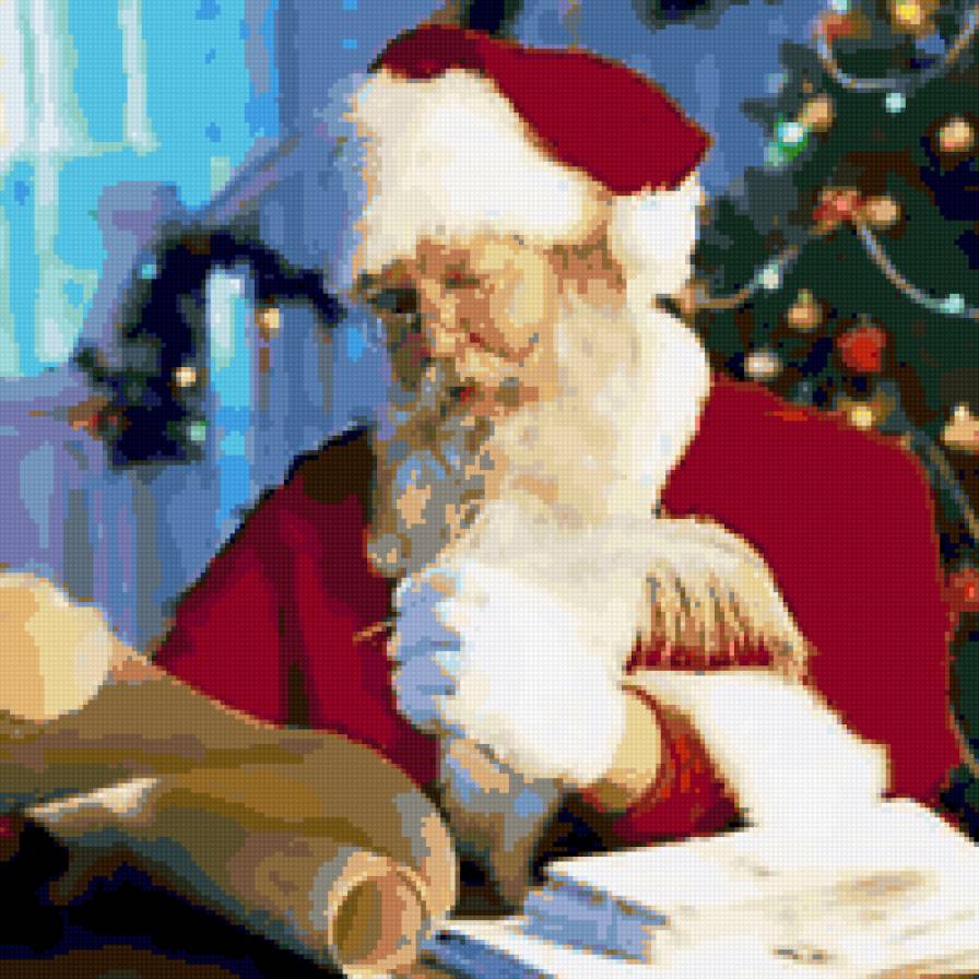 santa write a letter - santa claus - предпросмотр