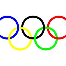 Схема вышивки «Олимпийские кольца»