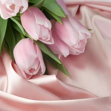 Оригинал схемы вышивки «Розовые тюльпаны» (№158582)
