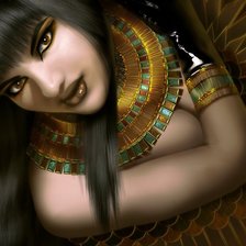 Оригинал схемы вышивки «Египетская царица» (№160117)