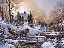 winter - landscape, horse, winter - оригинал