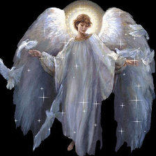 Оригинал схемы вышивки «ангел» (№161742)