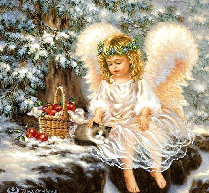 Рождественский ангел - ангел, рождество - оригинал