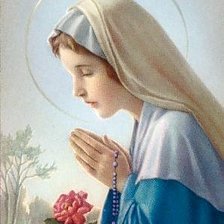 Оригинал схемы вышивки «молитва Марии» (№162365)