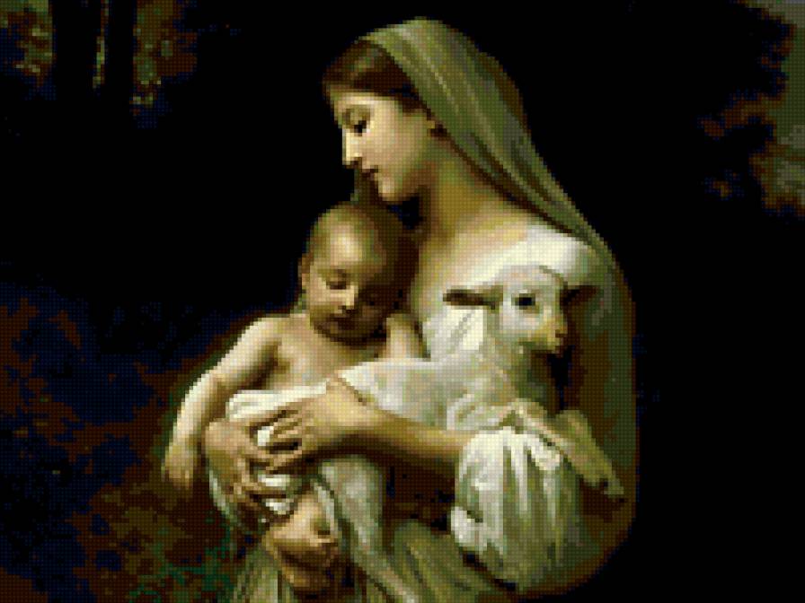 Мария и ИИсус - мария, икона, иисус, младенец - предпросмотр