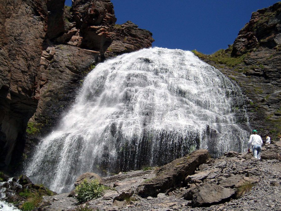 Водопад - природа, горные реки, водопад - оригинал
